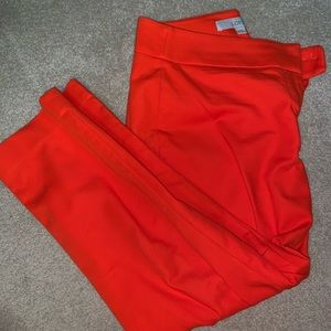 Loft size 4p orange ankle pants